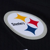 Maillot Mitchell & Ness Ben Roethlisberger noir Pittsburgh Steelers 2004 Grandes Tailles pour homme
