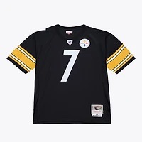 Men's Mitchell & Ness Ben Roethlisberger Black Pittsburgh Steelers 2004 Legacy Throwback Replica Jersey