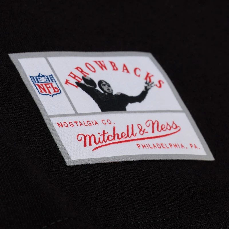 Men's Mitchell & Ness Ben Roethlisberger Black Pittsburgh Steelers Photo Reel T-Shirt