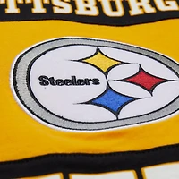 Men's Mitchell & Ness Black Pittsburgh Steelers Retro Colorblock Tank Top