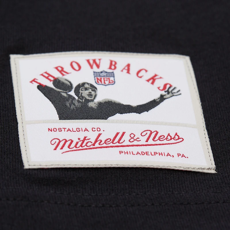 Men's Mitchell & Ness Black Pittsburgh Steelers Retro Colorblock Tank Top