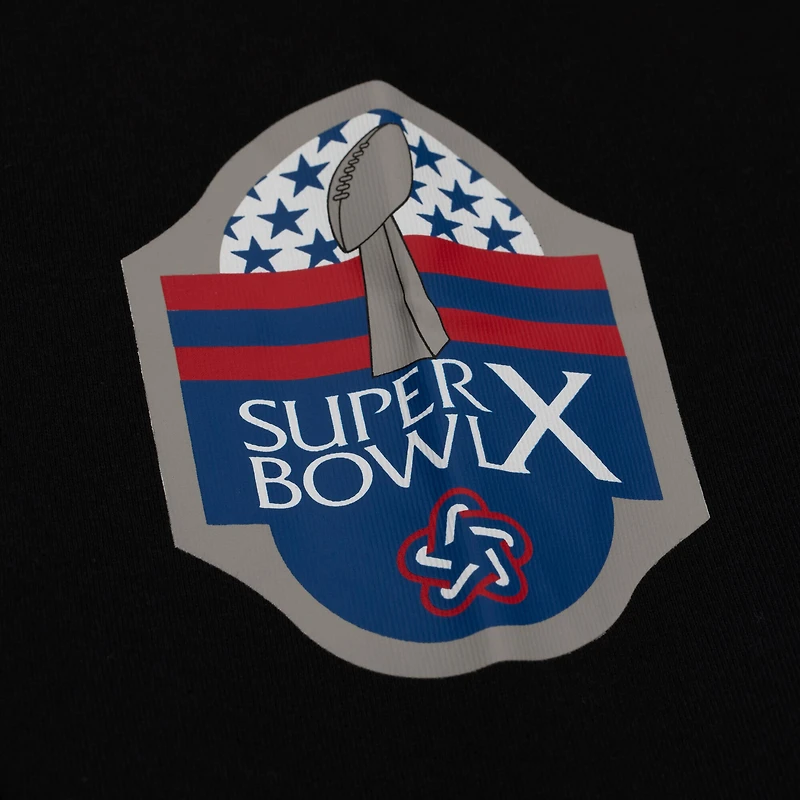 T-shirt à manches longues noir Mitchell & Ness pour homme