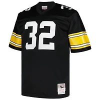 Men's Mitchell & Ness Franco Harris Black Pittsburgh Steelers Big Tall 1976 Legacy Retired Player Jersey