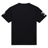 Men's Mitchell & Ness Jerome Bettis Black Pittsburgh Steelers Retired Player Nickname T-Shirt