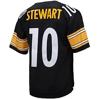 Mitchell & Ness Kordell Stewart Black Pittsburgh Steelers joueur à la retraite pour hommes - Réplique de maillot