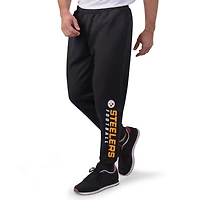 Men's MSX by Michael Strahan Black Pittsburgh Steelers Jogger Pants