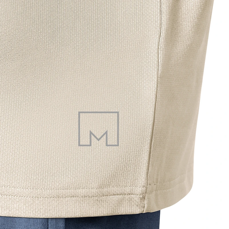 Polo de tournoi MSX par Michael Strahan pour homme, couleur crème, des Steelers Pittsburgh