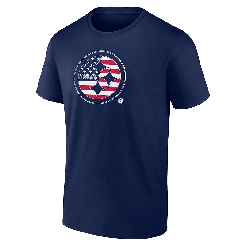 Men's Navy Pittsburgh Steelers Americana T-Shirt