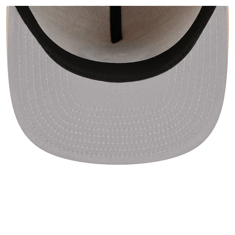 Men's New Era Beige Pittsburgh Steelers Color Pack A-Frame 59FIFTY Fitted Hat