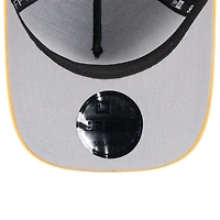Casquette snapback 9FIFTY A-Frame noire/dorée pour homme des Pittsburgh Steelers, draft NFL 2025, New Era