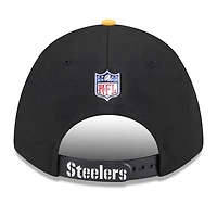 Men's New Era  Black/Gold Pittsburgh Steelers 2026 NFL Draft 9FORTY M-Crown Adjustable Hat