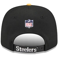 Men's New Era  Black/Gold Pittsburgh Steelers 2026 NFL Draft 9SEVENTY Adjustable Hat