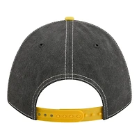 Men's New Era  Black/Gold Pittsburgh Steelers 9FORTY Felt A-Frame Adjustable Hat