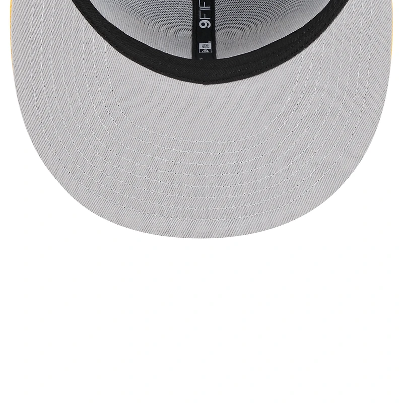 Casquette Snapback 9FIFTY de l'équipe des Pittsburgh Steelers New Era pour hommes, noir/or