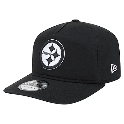 Men's New Era  Black/White Pittsburgh Steelers 19TWENTY Adjustable Hat