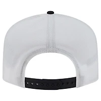 Casquette ajustable New Era 19TWENTY noire/blanche pour homme avec écusson des Steelers de Pittsburgh