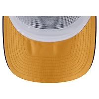 Men's New Era Black/White Pittsburgh Steelers Patch 19TWENTY Adjustable Hat