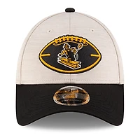 Men's New Era Black Pittsburgh Steelers 2024 Sideline 9FORTY Adjustable Hat