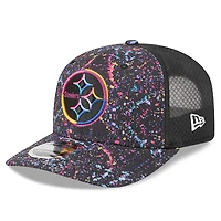 Casquette ajustable 9SEVENTY NFL Crucial Catch 2025 des Pittsburgh Steelers de New Era pour homme, noire