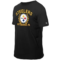 Men's New Era Black Pittsburgh Steelers 2025 NFL Draft T-Shirt