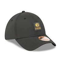 Casquette New Era noire 39THIRTY Flex des Pittsburgh Steelers 2025 pour homme