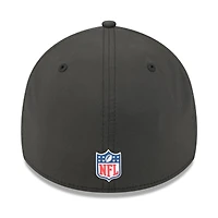 Casquette New Era noire 39THIRTY Flex des Pittsburgh Steelers 2025 pour homme