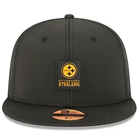 Men's New Era Black Pittsburgh Steelers 2025 Sideline 59FIFTY Fitted Hat