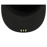 Men's New Era Black Pittsburgh Steelers 2025 Sideline  Retro Crown 59FIFTY Fitted Hat