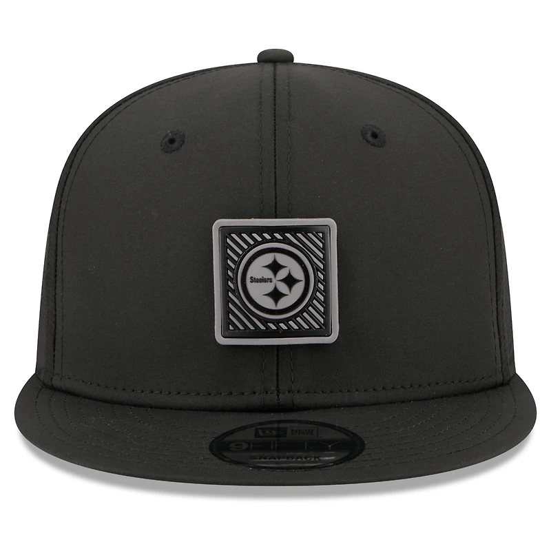 Men's New Era  Black Pittsburgh Steelers 2026 NFL Training Camp 9FIFTY Adjustable Hat
