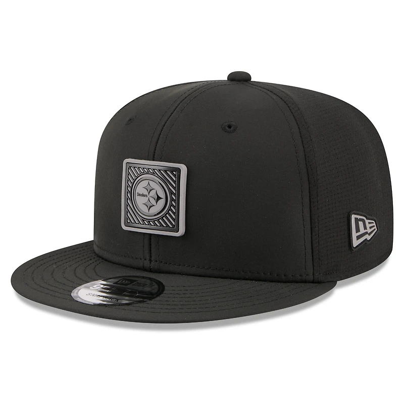 Men's New Era  Black Pittsburgh Steelers 2026 NFL Training Camp 9FIFTY Adjustable Hat