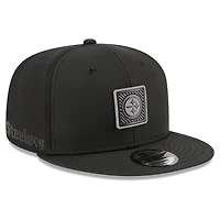 Casquette ajustable New Era noire Pittsburgh Steelers 2026 NFL Training Camp 9FIFTY pour homme