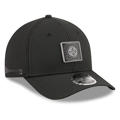 Men's New Era Black Pittsburgh Steelers 2026 NFL Training Camp 9FORTY Adjustable Hat