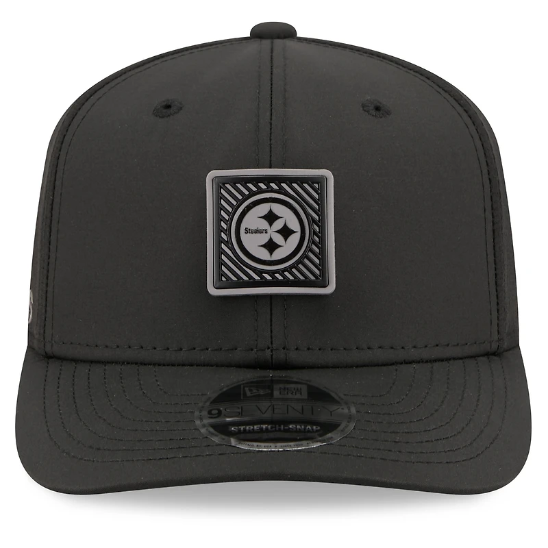 Men's New Era /Black Pittsburgh Steelers 2026 NFL Training Camp 9SEVENTY Adjustable Hat