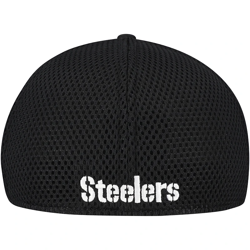 Men's New Era Black Pittsburgh Steelers 39THIRTY Flex Hat