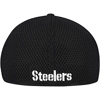 Men's New Era Black Pittsburgh Steelers 39THIRTY Flex Hat
