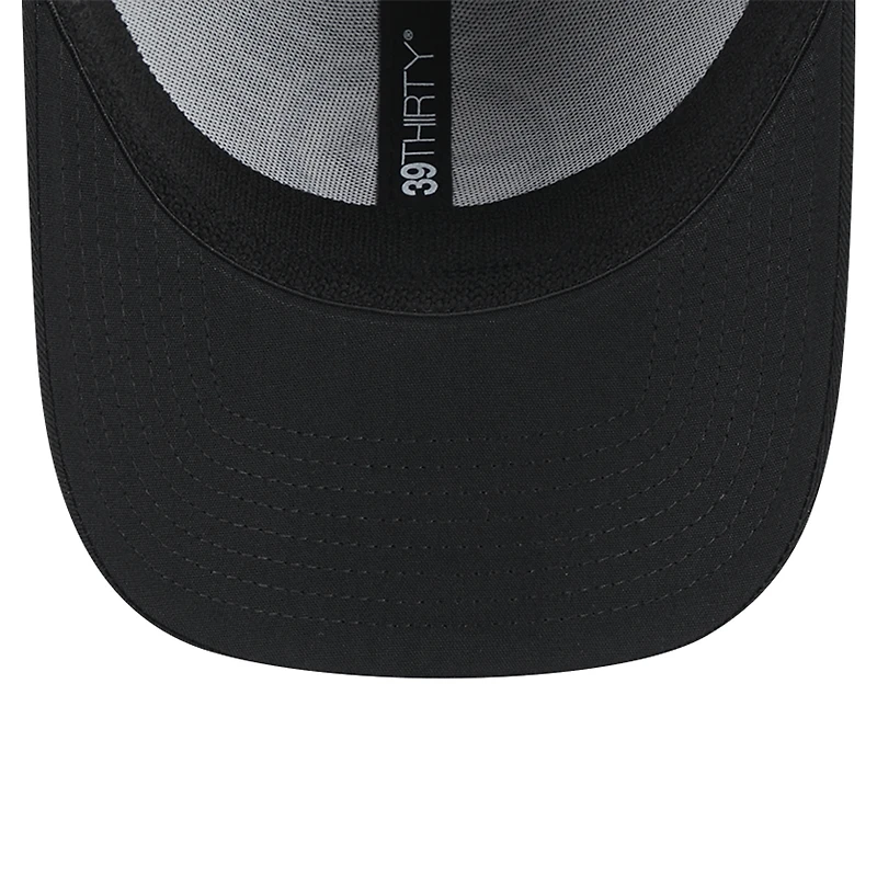 Men's New Era Black Pittsburgh Steelers 39THIRTY Flex Hat