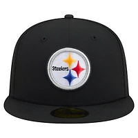 Men's New Era Gold Pittsburgh Steelers 59FIFTY Fitted Hat
