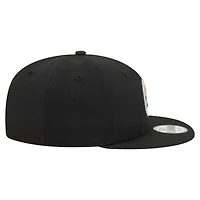 Men's New Era  Black Pittsburgh Steelers 9FIFTY Snapback Hat