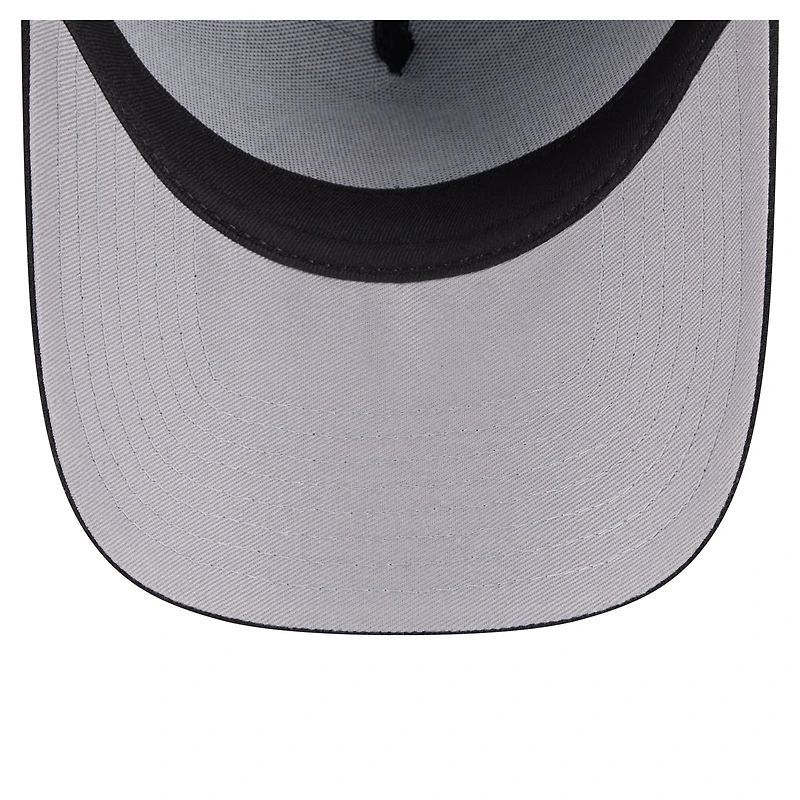 Men's New Era  Black Pittsburgh Steelers A-Frame 59FORTY Fitted Hat