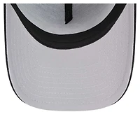 Men's New Era  Black Pittsburgh Steelers A-Frame 9FORTY Adjustable Hat