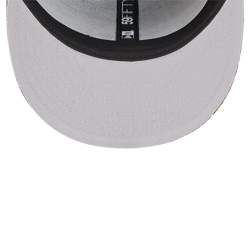 Men's New Era Black Pittsburgh Steelers Active Two-Tone Camo 59FIFTY Fitted Hat