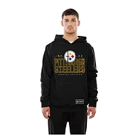 Men's New Era Black Pittsburgh Steelers Combine Authentic Local State Hoodie