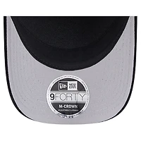 Casquette ajustable 9FORTY A-Frame noire en velours côtelé des Steelers de Pittsburgh de New Era pour homme