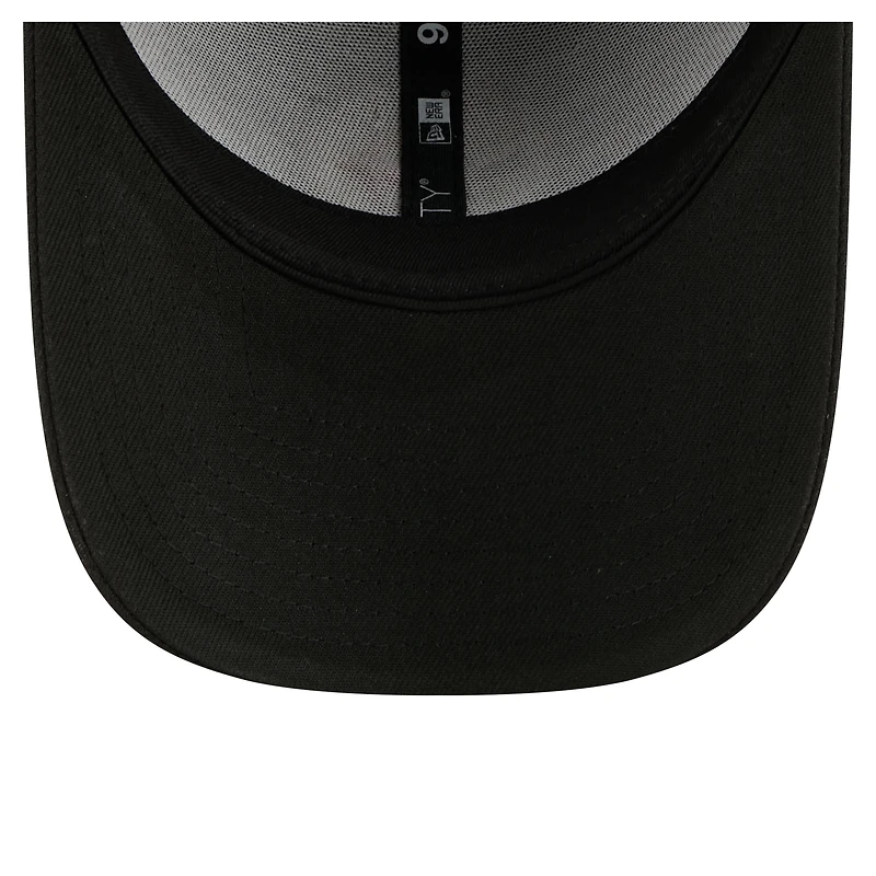 Casquette ajustable New Era 9FORTY noire Pittsburgh Steelers Core Team pour homme