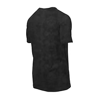 Men's New Era Black Pittsburgh Steelers Enzyme Washed Oversized T-Shirt