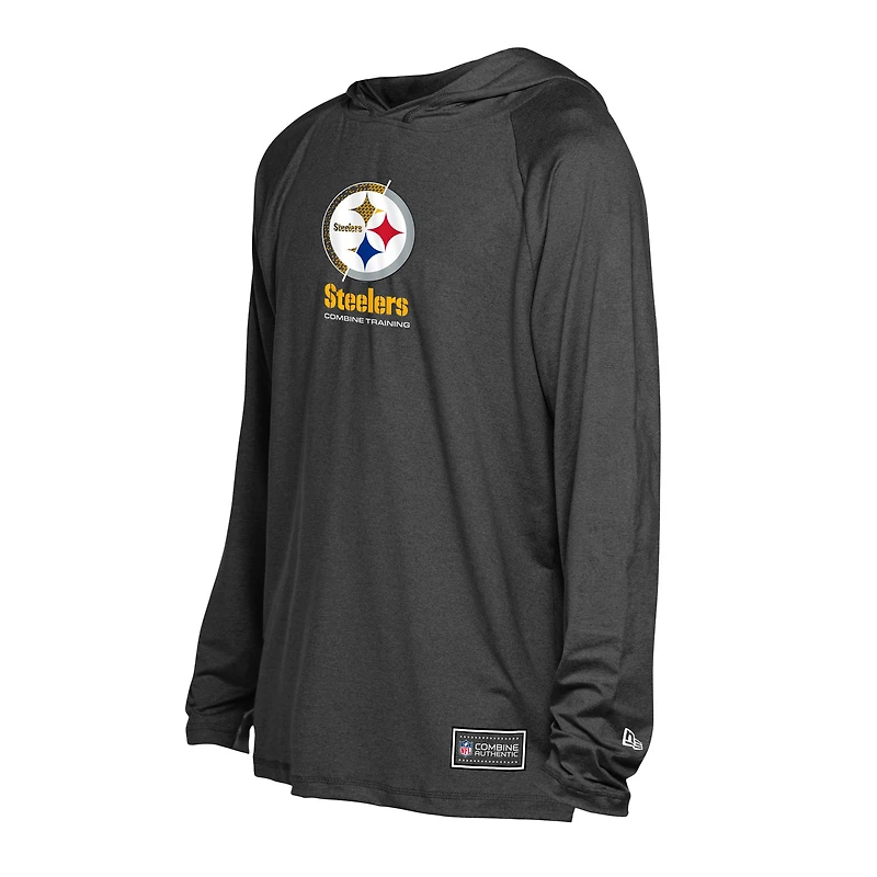 Men's New Era  Black Pittsburgh Steelers Functional Fandom Hoodie