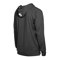 Men's New Era  Black Pittsburgh Steelers Functional Fandom Hoodie