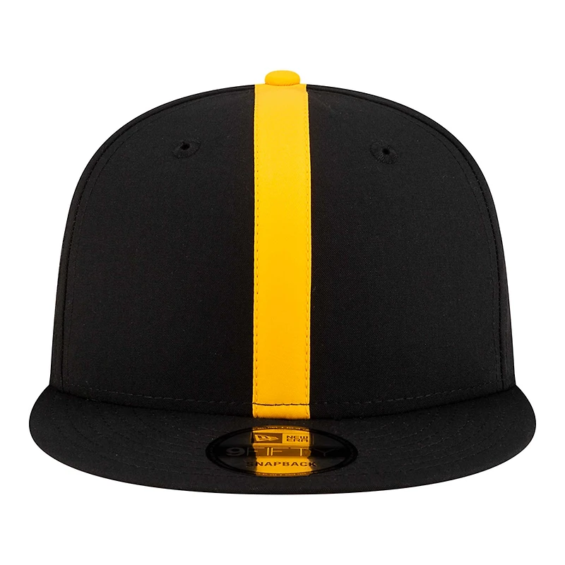 Casquette Snapback 9FIFTY noire pour homme des Pittsburgh Steelers de New Era