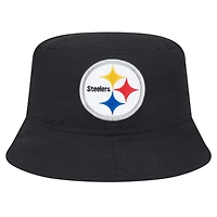 Chapeau bob noir Pittsburgh Steelers Helmet New Era pour homme