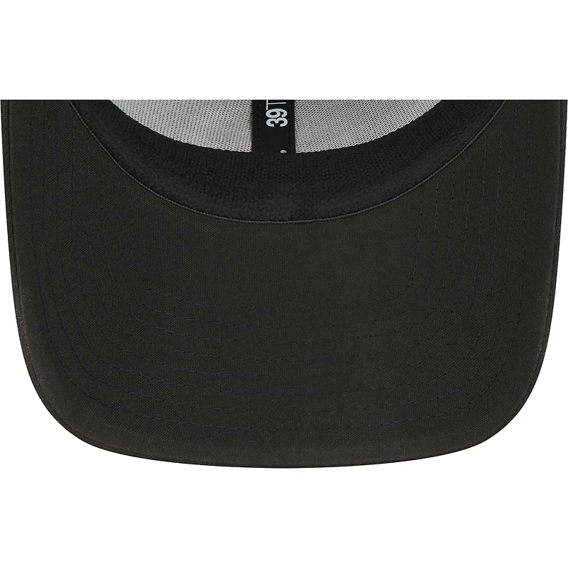 Casquette flexible principale 39THIRTY des Pittsburgh Steelers New Era noire pour hommes